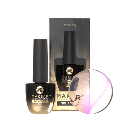 MAKEAR Top No wipe Cat Eye - pink 8ml MAKEAR Top No wipe Cat Eye - pink 8ml