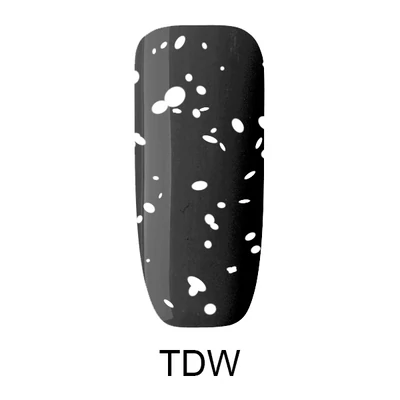 MAKEAR Top Dots White 8ml (no wipe) fedőlakk