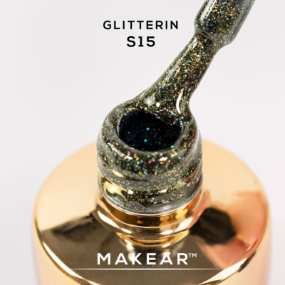 MAKEAR S15 Glitterin gél-lakk
