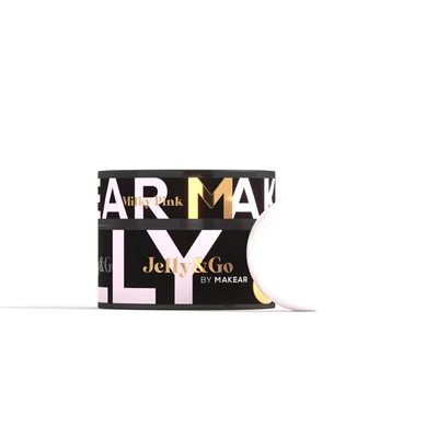 MAKEAR Jelly&Go Milky Pink 50ml, JG01 építőzselé