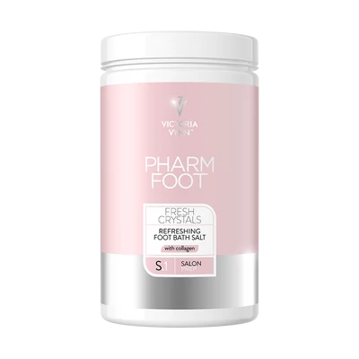 PHARM FOOT FRESH CRYSTALS - Frissítő lábfürdő só kollagénnel PHARM FOOT FRESH CRYSTALS - Frissítő lábfürdő só kollagénnel
