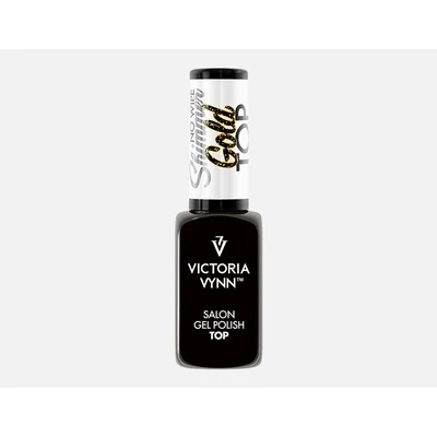 Victoria Vynn Gel Polish Top Gold Shimmer fixálásmentes fényzselé