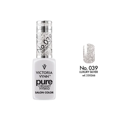 PURE CREAMY HYBRID 039 Luxury Silver 8 ml