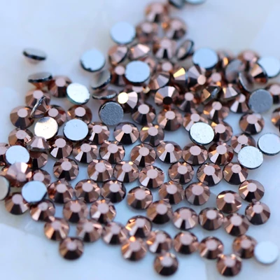 Zodiac strasszkő rose gold