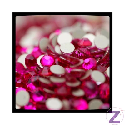 Zodiac strasszkő deep pink