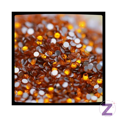 Zodiac strasszkő tangerine