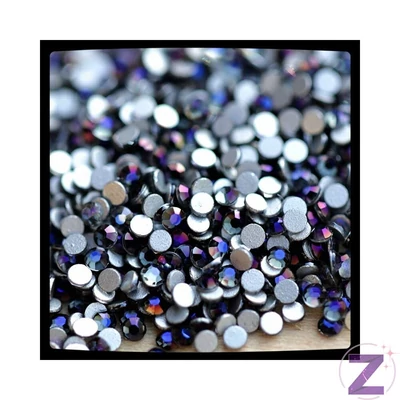 Zodiac strasszkő violet black