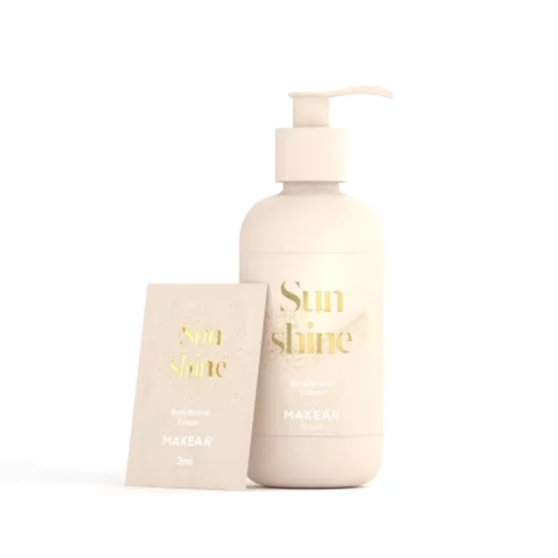 Kéz- és testápoló arany csillámporral, Sunshine 3ml - Dior Poison Girl által ihletett illat