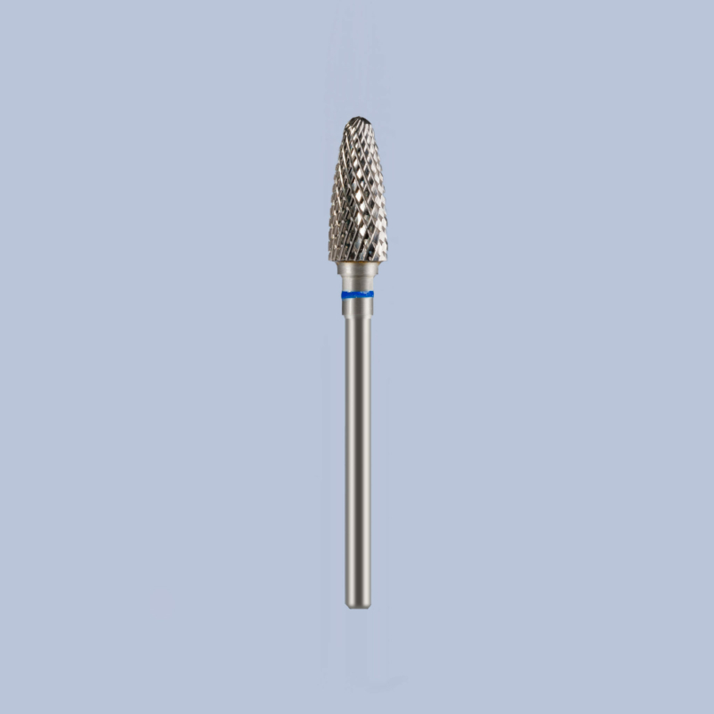 Karbid csiszolófej keresztfogazott, Lángnyelv, Közepes, 6 mm