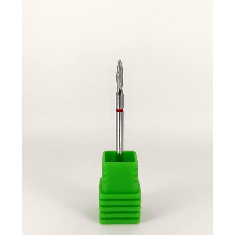 Gyémánt csiszolófej, Lángnyelv, Finom, 2,1 mm