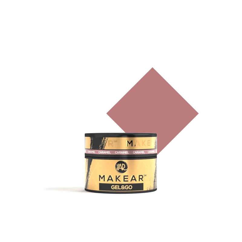 MAKEAR Gel&Go építőzselé, GG01, Caramel , 15 ml