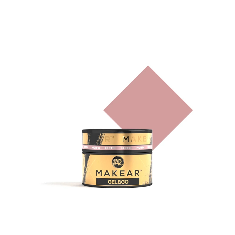 MAKEAR Gel&Go építőzselé, GG04, Muffin , 15 ml