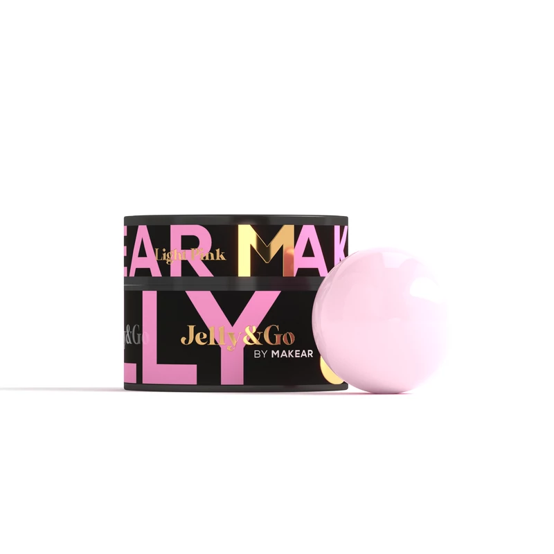 MAKEAR Jelly&Go Light Pink 50ml, JG02 építőzselé