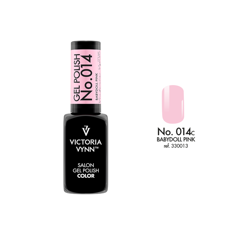 Gel Polish 014 Babydoll Pink 8 ml