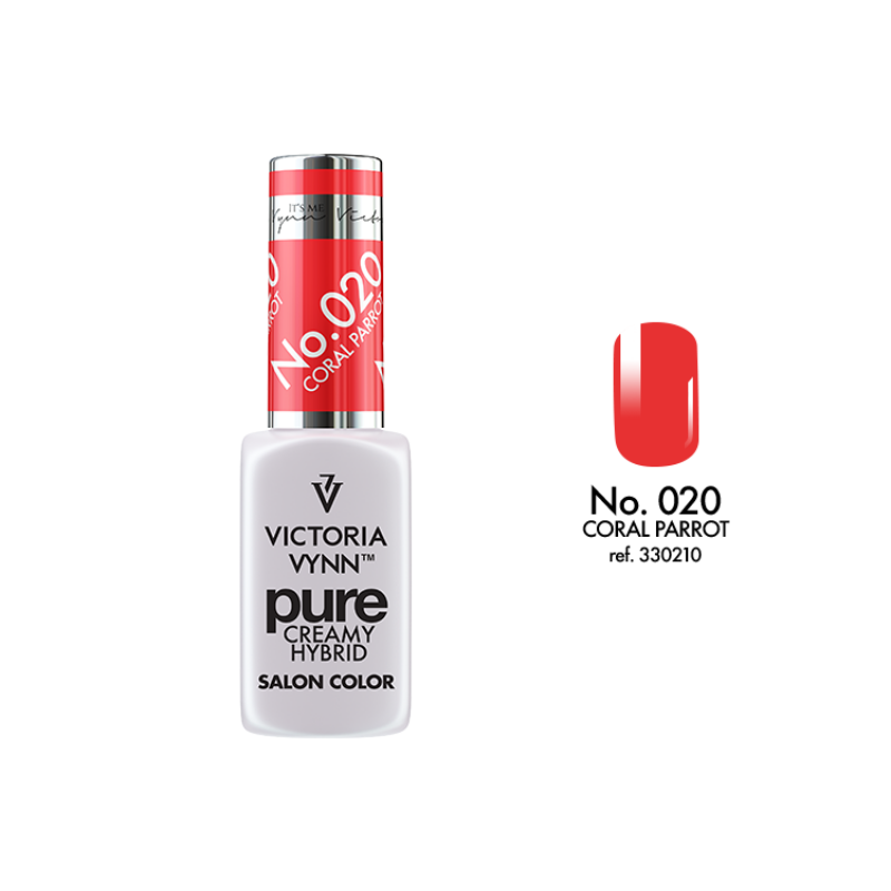 PURE CREAMY HYBRID 020 Coral Parrot 8 ml
