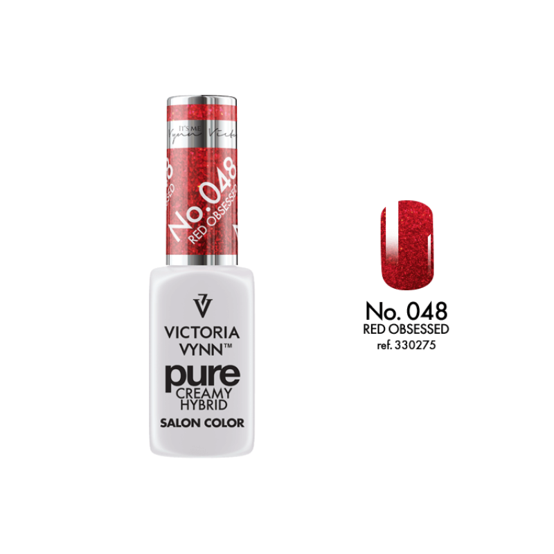 PURE CREAMY HYBRID 048 Red Obsessed 8 ml